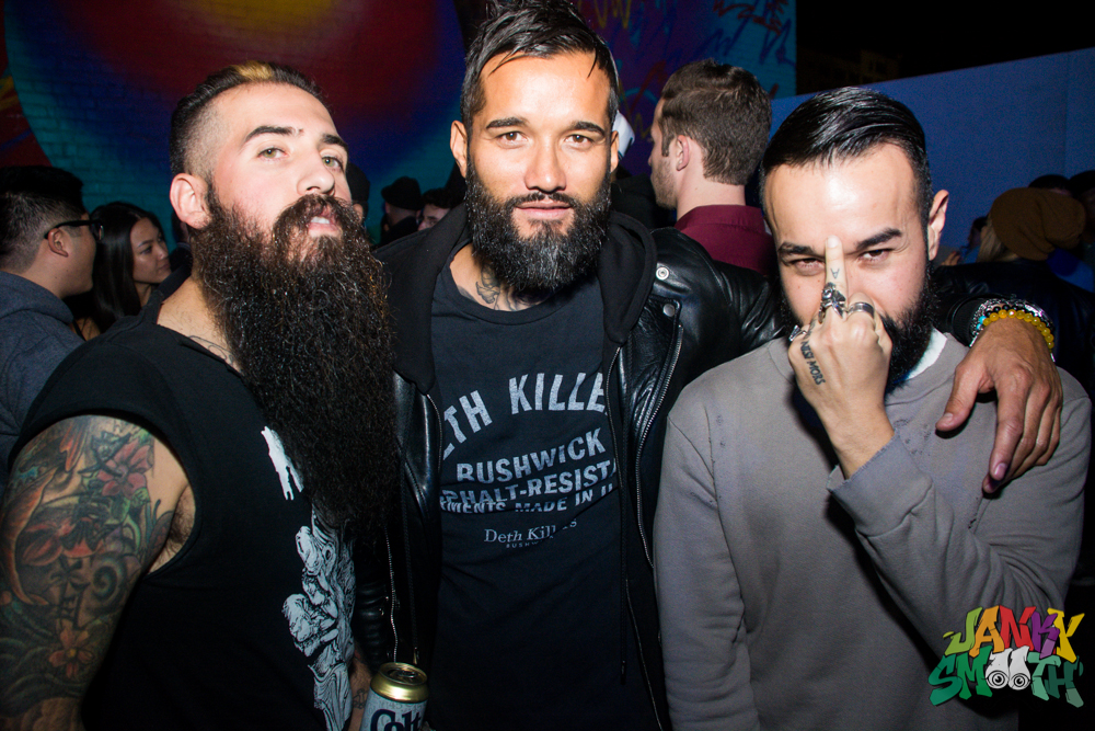 Steven Griffin of Lil Death and friends