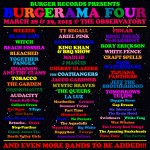 Burgerama 4 Lineup