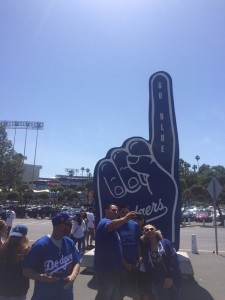 Dodgers Season Opening Selfies