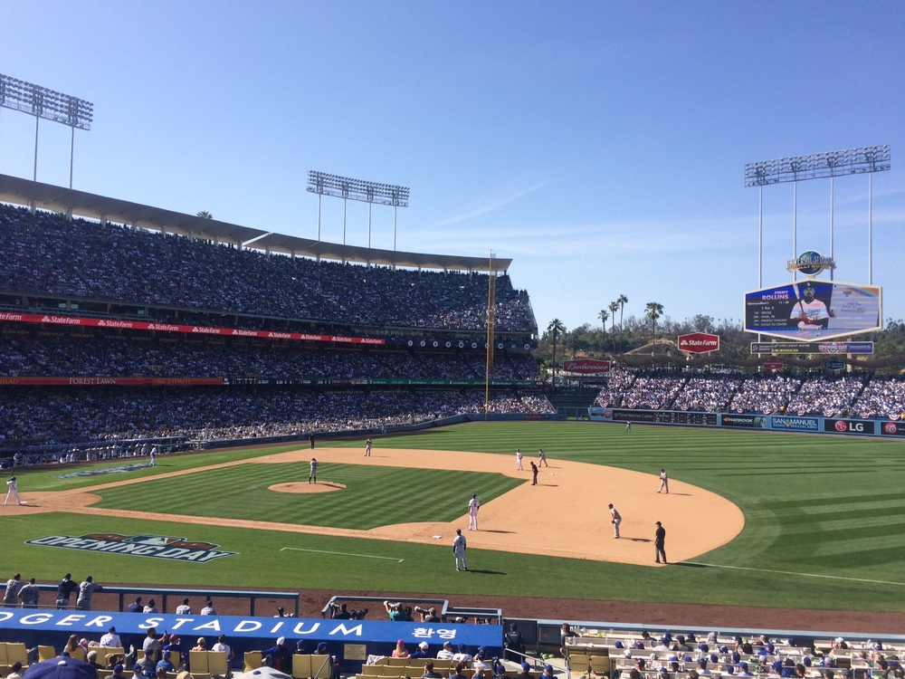 Dodgers Stadium Opening Day 2015