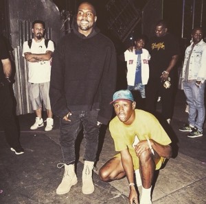 Tyler and Kanye Photo Bomb shot by Grady Brannan