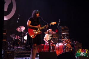 Skating Polly opening for L7 with Peyton singing at The Fonda