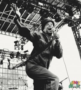 Angelo of Fishbone at Riot Fest Chicago 2015