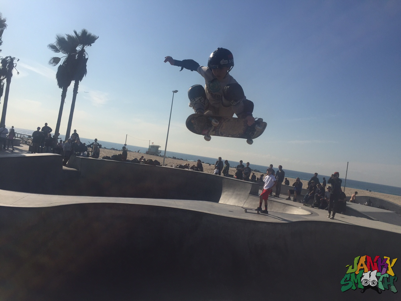 Kiko Francisco Blasting Over the Hip at Makaha Bowl Jam and Food Drive