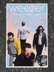 Weezer Poster Red Bull Soundspace