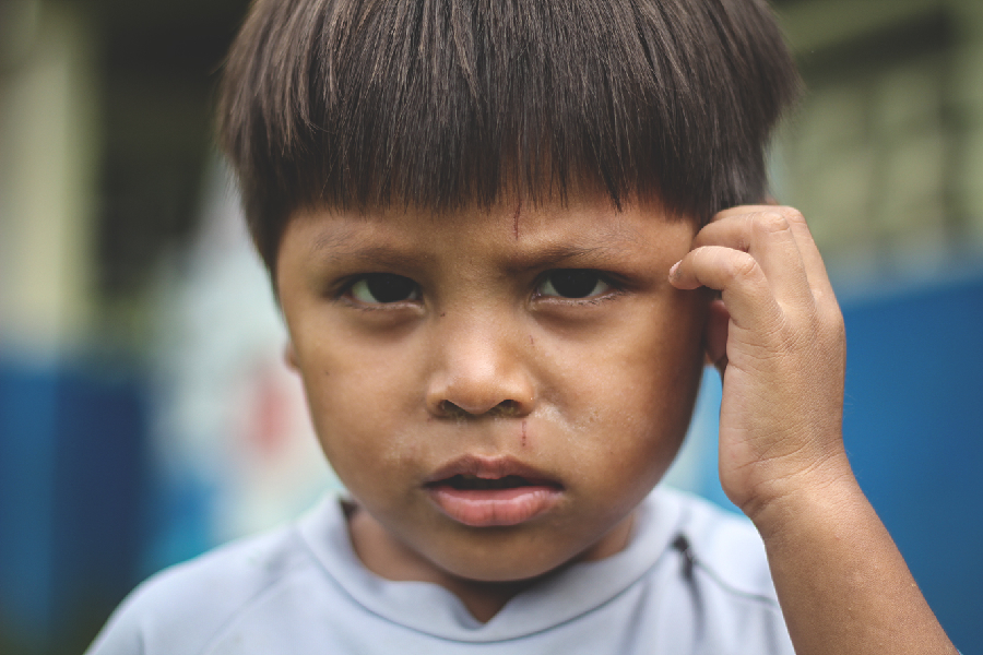 Panamanian Child shot by David Evanko