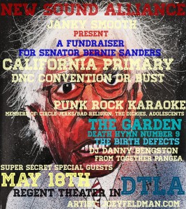 Bernie Sanders Fundraiser- New Sound Alliance