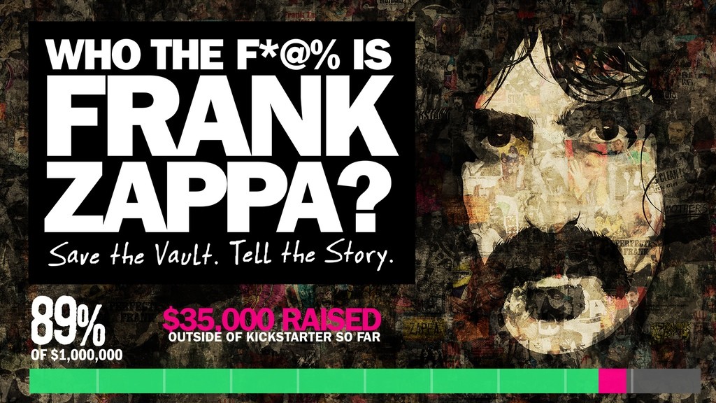 Frank Zappa Kickstarter by Alex Winter