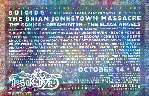 Desert Daze Flyer Lineup
