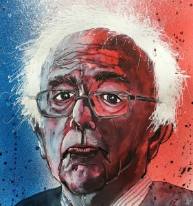 Bernie Sanders Art by Joey Feldman