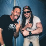 Danny B and Andrew W.K at Riot Fest