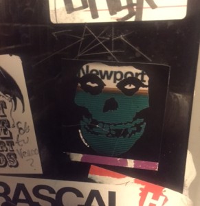 Misfits sticker at The Double Door