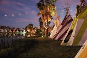 TeePee Car Camping at Desert Daze