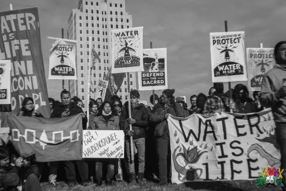 DAPL Protesters at Standing Rock by Berry Ward