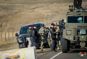 DAPL Police Tank by Berry Ward