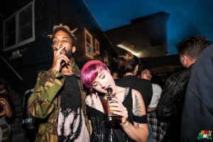 Ho99o9 fans at The Shed