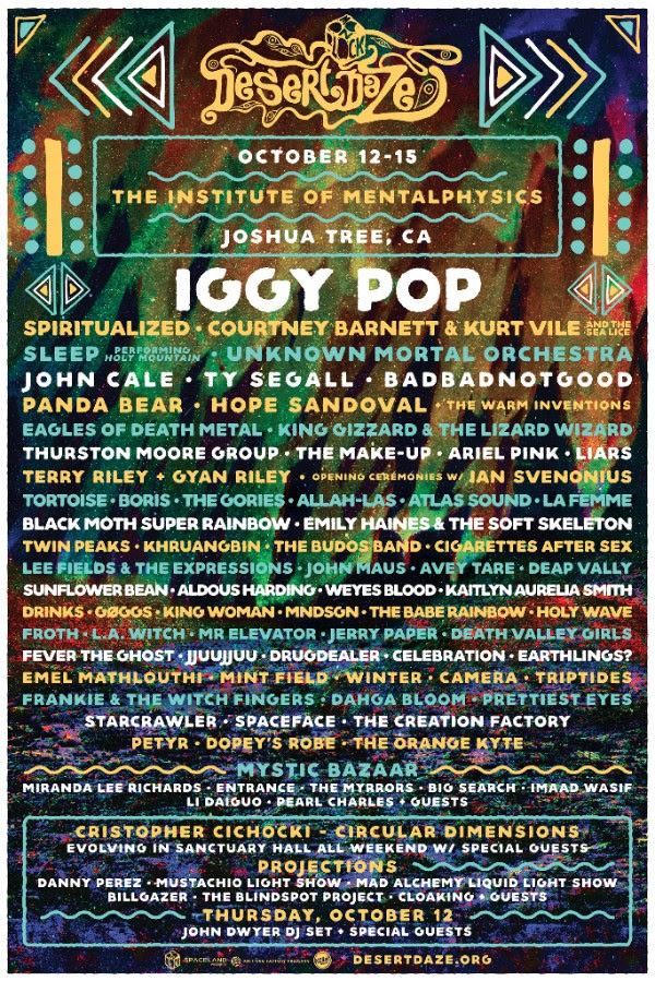 Desert Daze 2017 Lineup