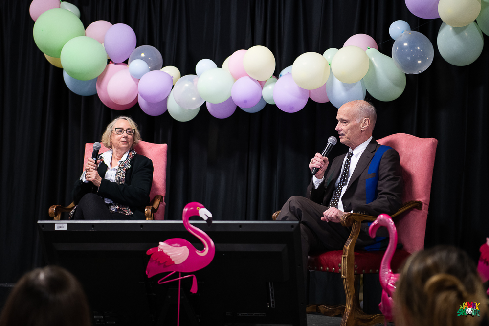 John Waters and Mink Stole for Pink Flamingos 50th Anniversary