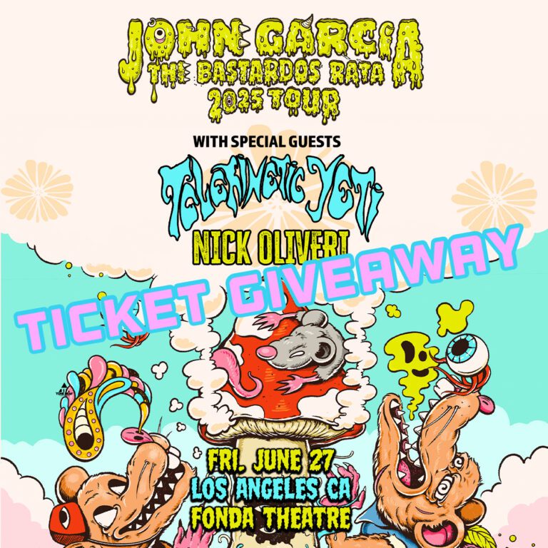 John Garcia Ticket Giveaway Fonda Theater