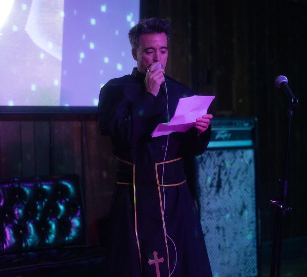 Brent Smith at Car Crash Collective Poetry Reading by Samuel Braslow